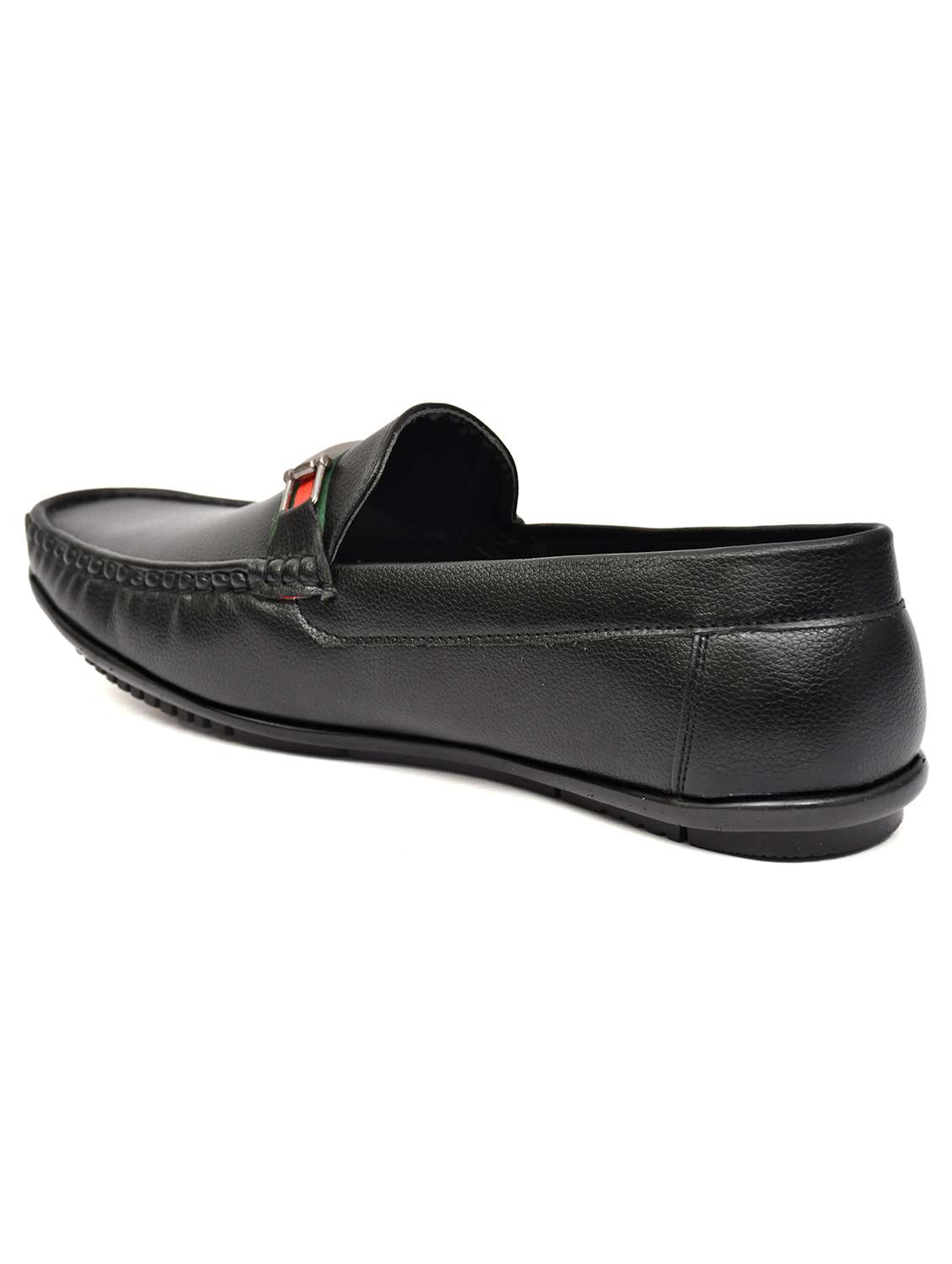 men black slip on horsebit loafer - 21765113 -  Standard Image - 2