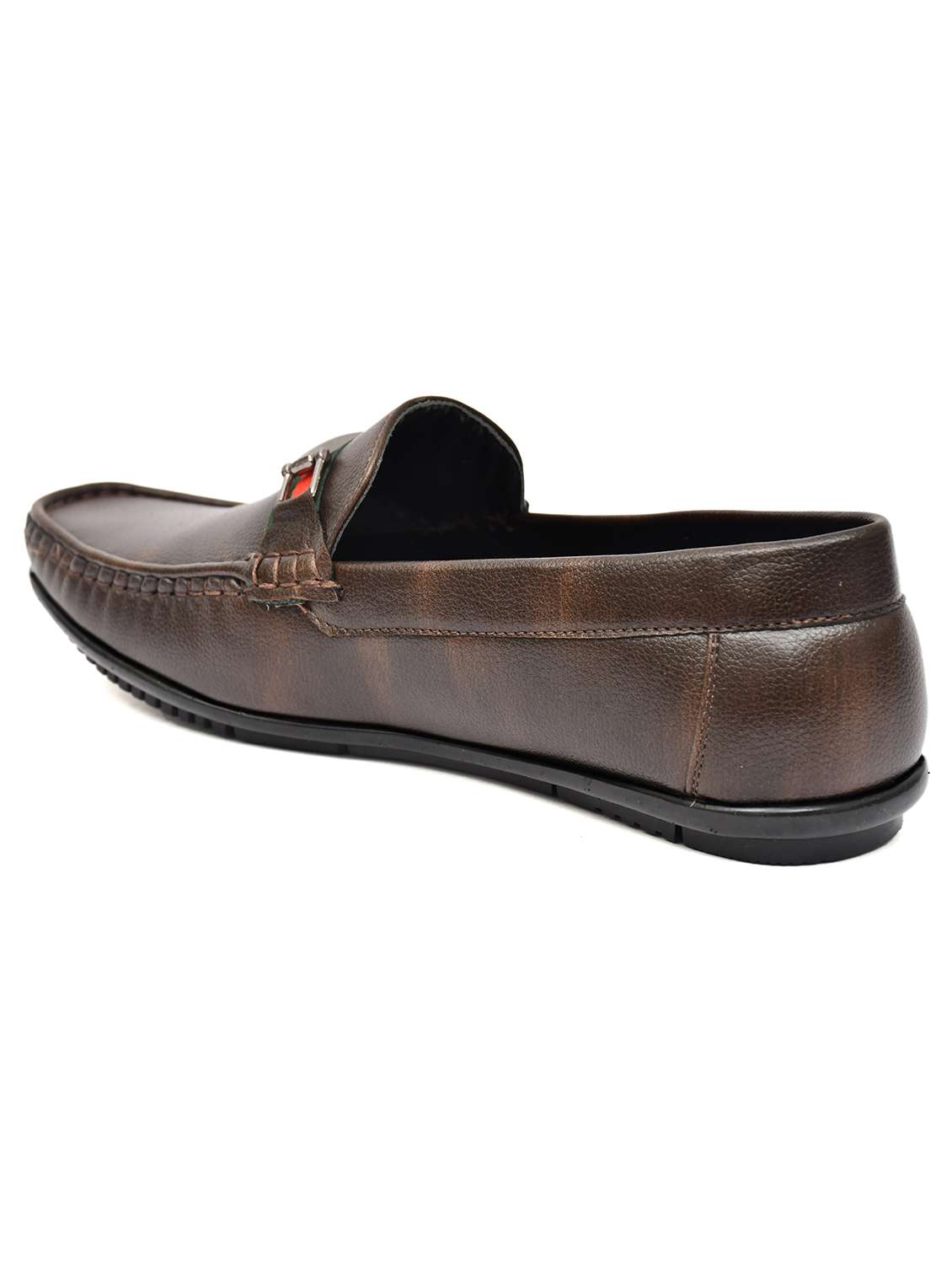 men brown slip on horsebit loafer - 21765114 -  Standard Image - 2