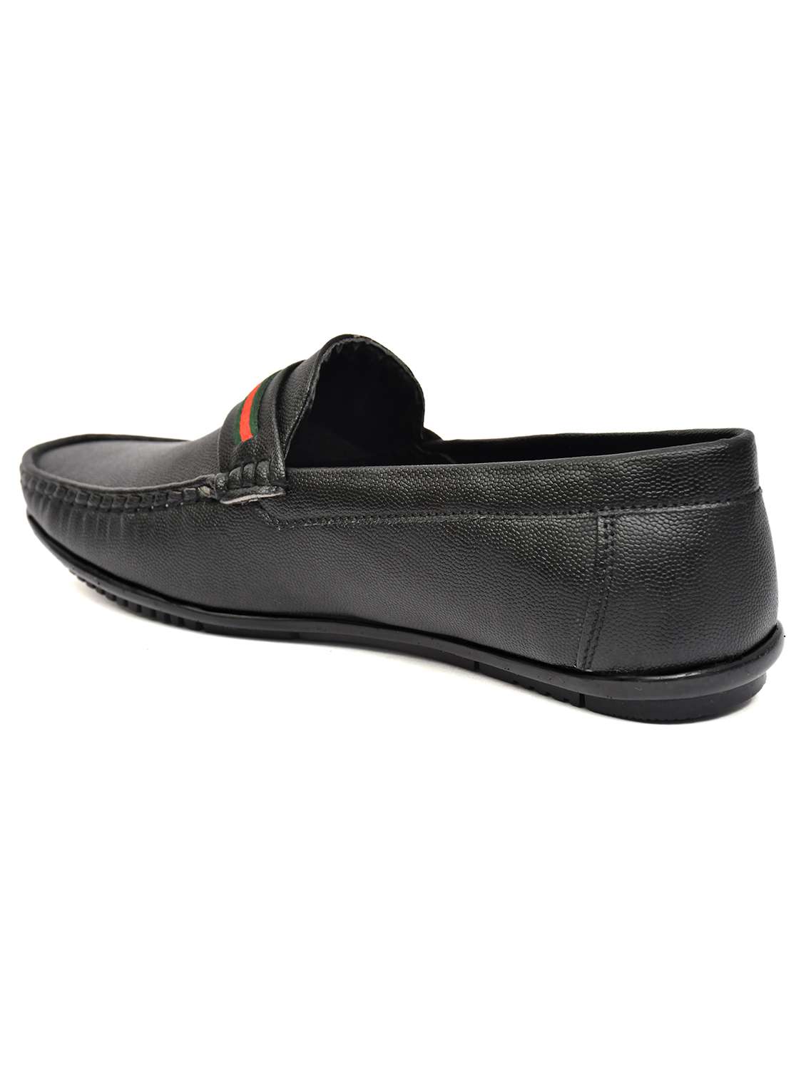 men black slip on horsebit loafer - 21765116 -  Standard Image - 2