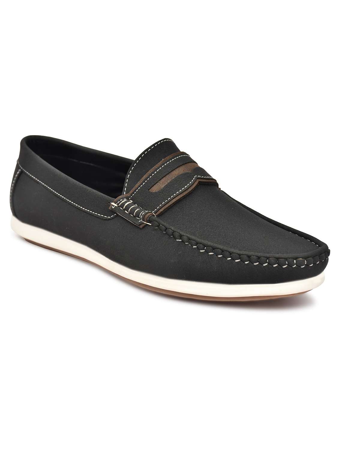men black slip on loafer