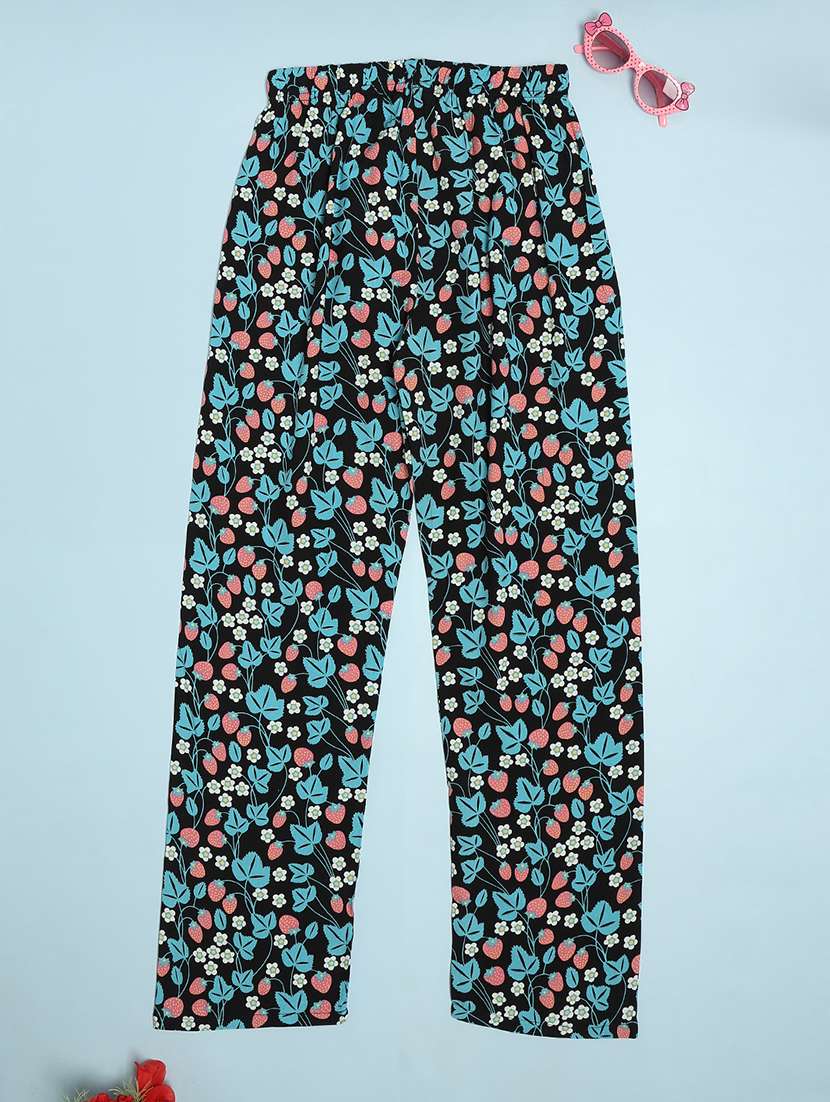 girls printed mid rise pyjama - 21765363 -  Standard Image - 2