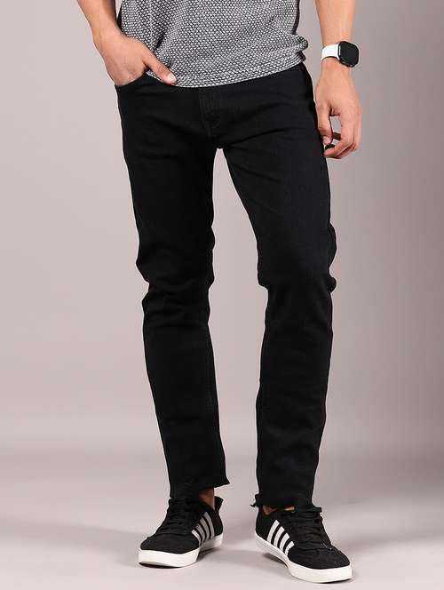 men solid mid rise slim fit jean - 21765393 -  Standard Image - 0
