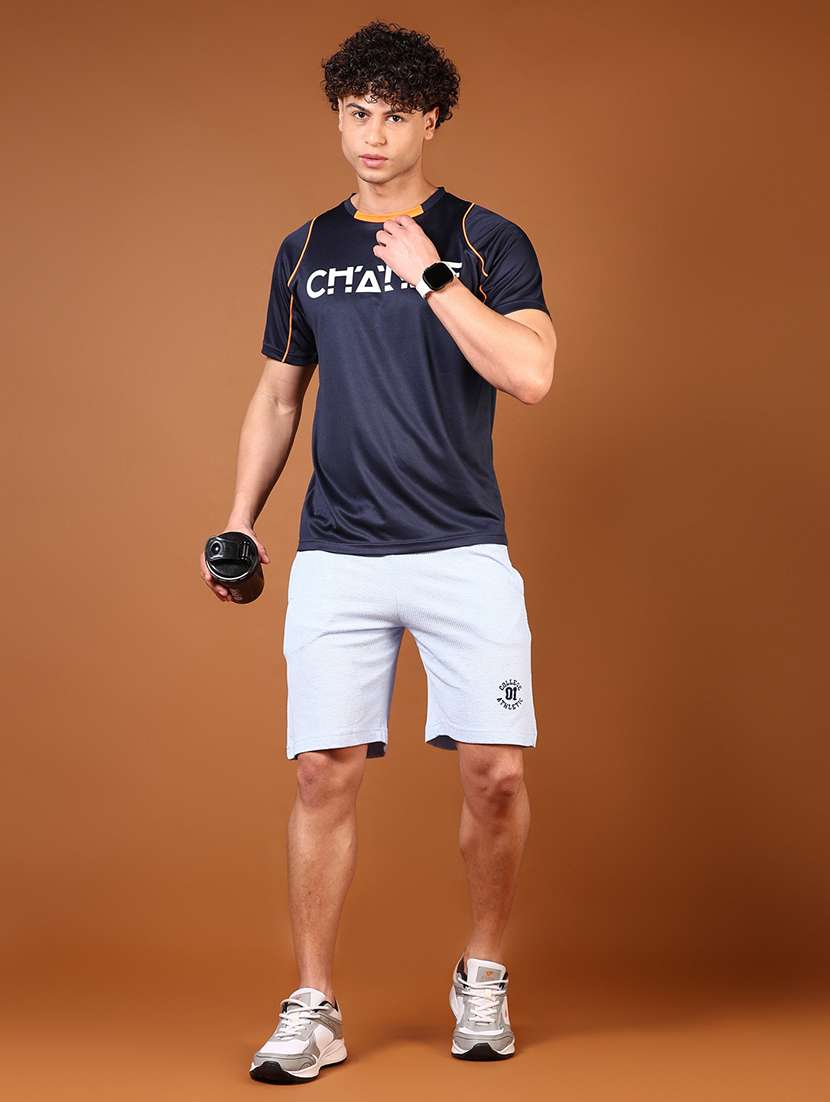 men typographic printed round neck t-shirt - 21765506 -  Standard Image - 2