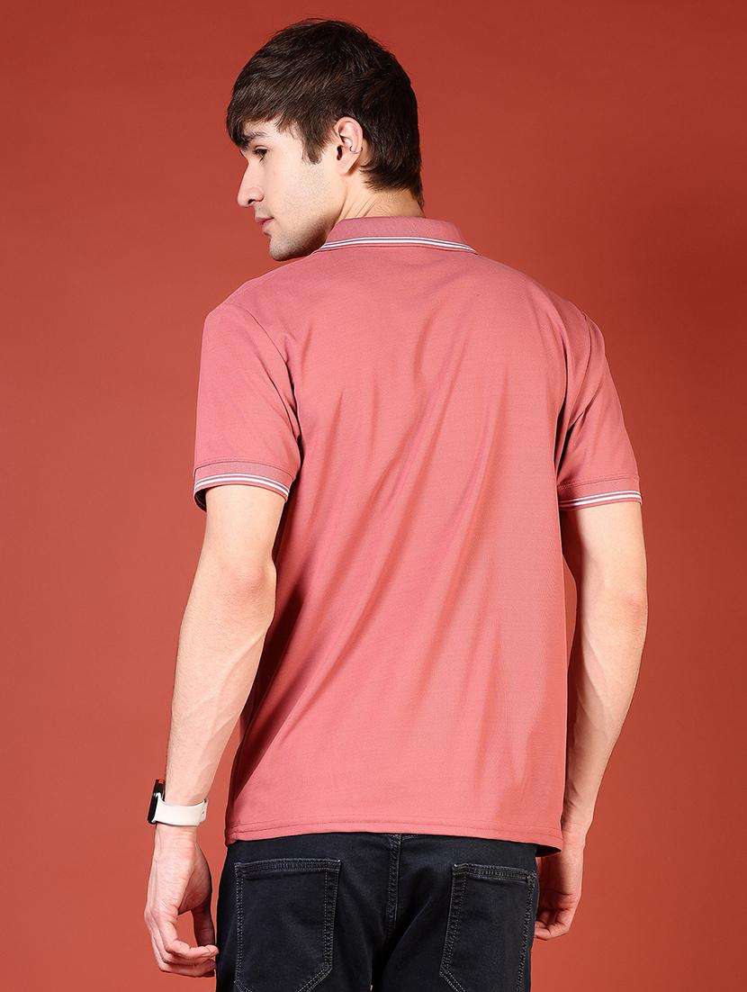 men solid short sleeve regular fit polo t-shirt - 21765579 -  Standard Image - 2