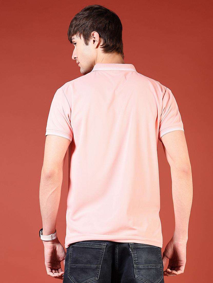 men solid short sleeve regular fit polo t-shirt - 21765583 -  Standard Image - 2