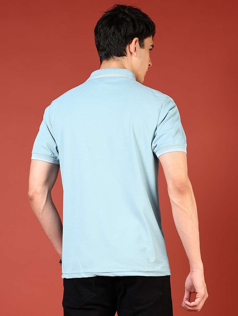men solid short sleeve regular fit polo t-shirt - 21765585 -  Standard Image - 2