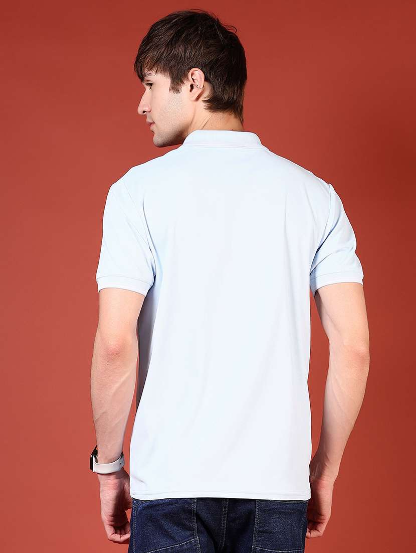 men solid short sleeve regular fit polo t-shirt - 21765587 -  Standard Image - 2