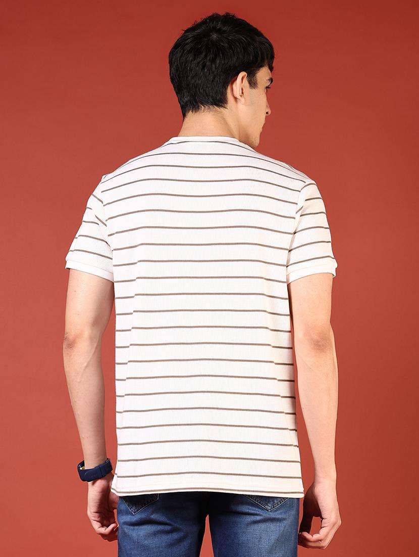 men off white short sleeve regular fit t-shirt - 21765595 -  Standard Image - 2