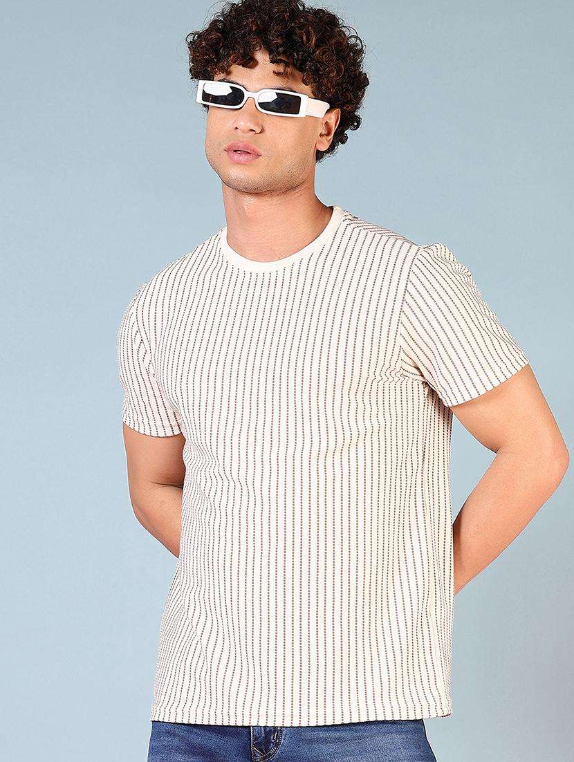 men white short sleeve regular fit t-shirt