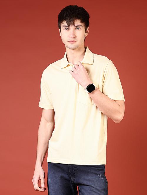 men self design short sleeve regular fit polo t-shirt - 21765599 - Standard Image - 0