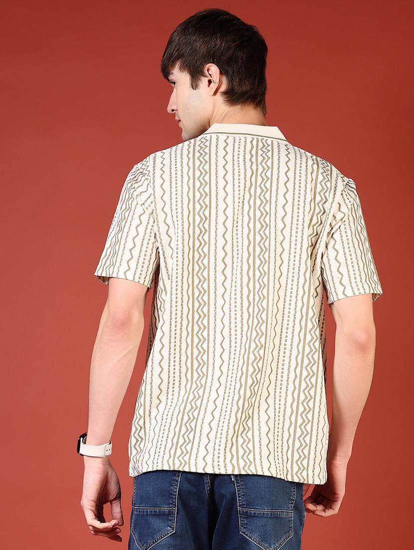 men printed short sleeve regular fit polo shirt - 21765608 - Standard Image - 2