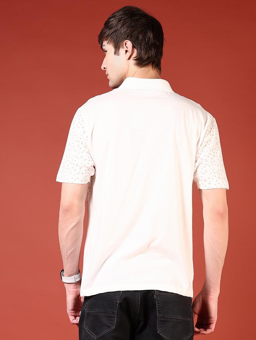 men printed short sleeve regular fit polo shirt - 21765610 - Standard Image - 2