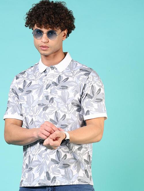 men printed short sleeve regular fit polo t-shirt - 21765645 -  Standard Image - 0