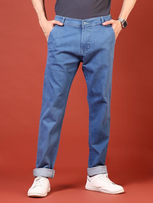 men solid mid rise relaxed fit jean - 21765760 -  Standard Image - 0