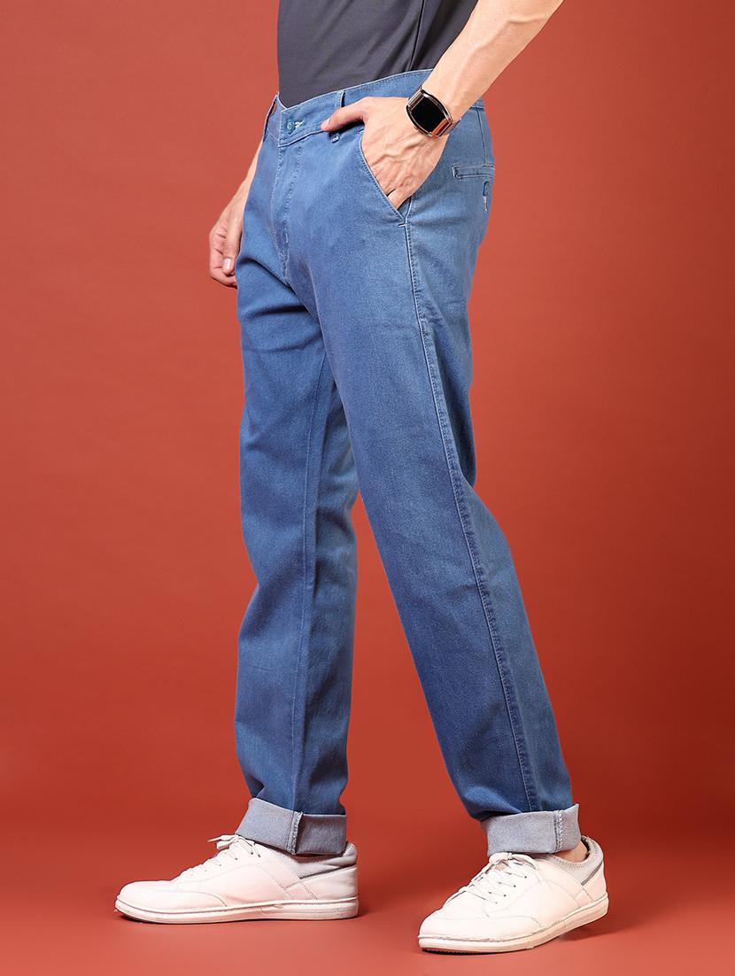men solid mid rise relaxed fit jean - 21765760 - Standard Image - 2