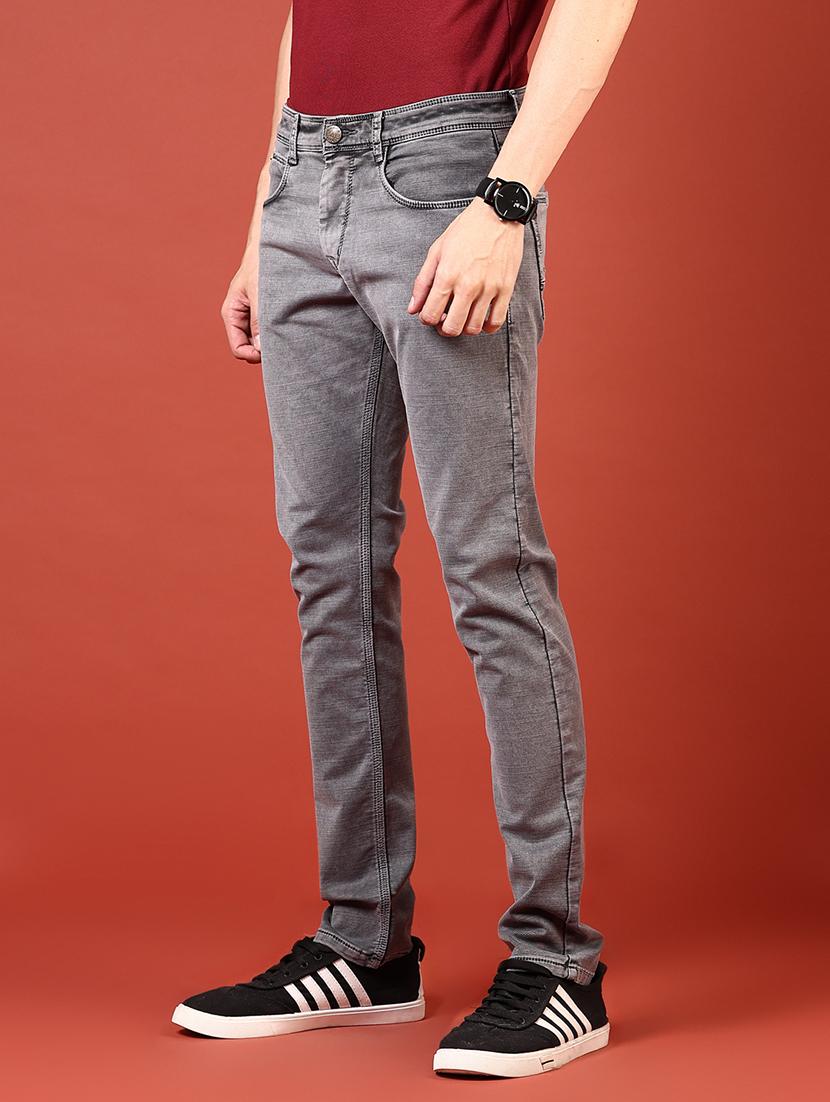 men solid mid rise slim fit jean - 21765765 - Standard Image - 2
