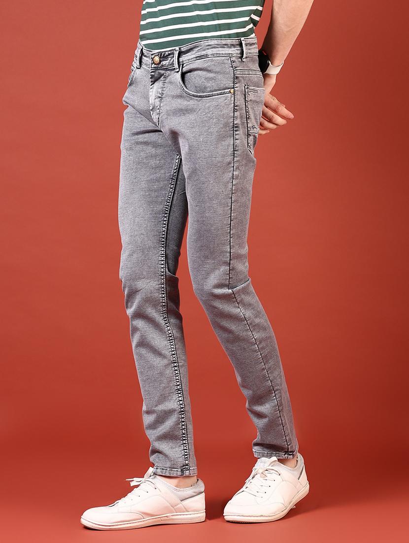 men solid mid rise slim fit jean - 21765766 - Standard Image - 2
