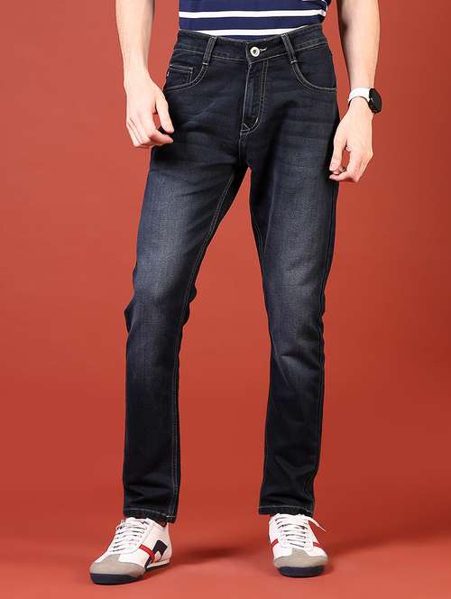 men solid mid rise slim fit jean - 21765776 - Standard Image - 0
