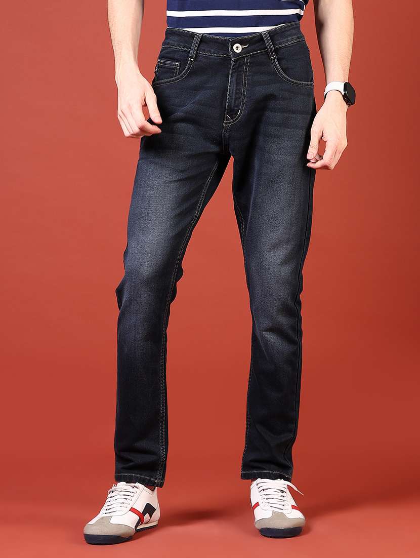 men solid mid rise slim fit jean - 21765776 - Zoom Image - 0