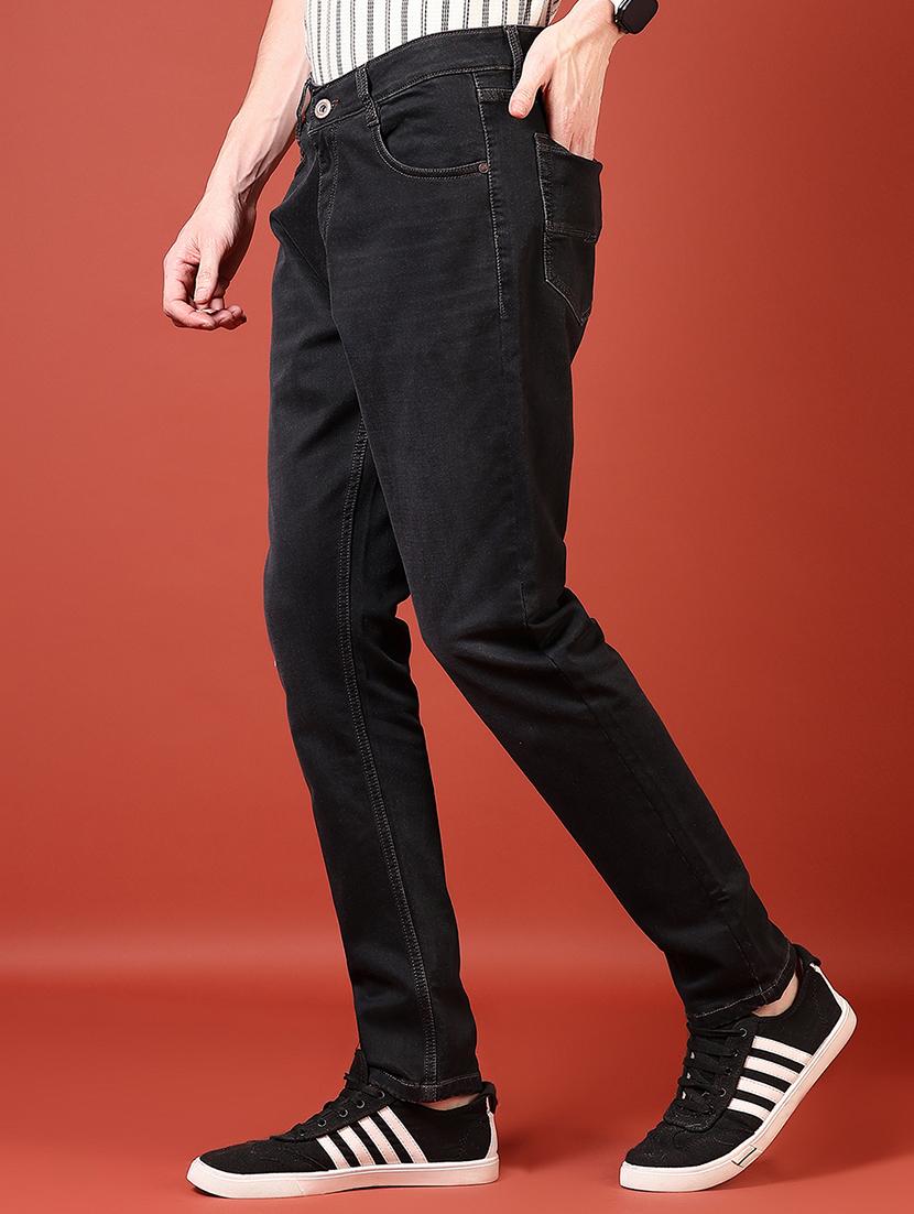 men solid mid rise slim fit jean - 21765777 - Standard Image - 2