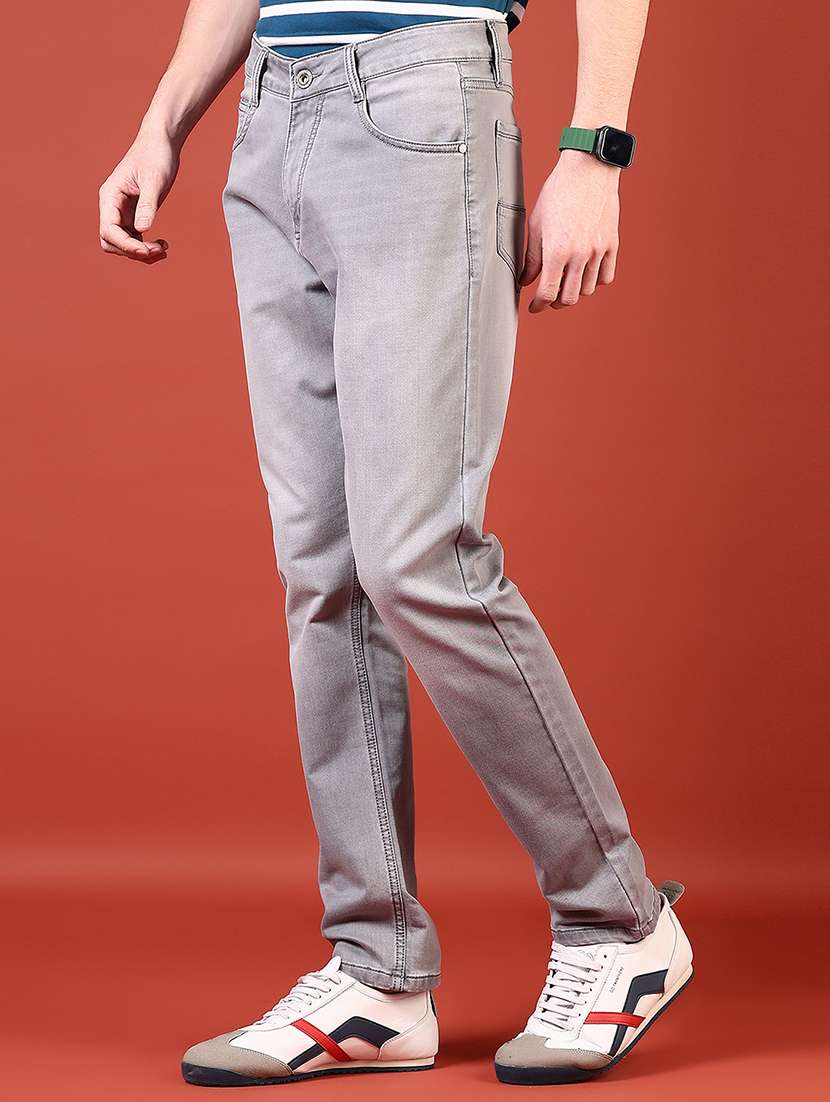 men solid mid rise slim fit jean - 21765778 -  Standard Image - 2