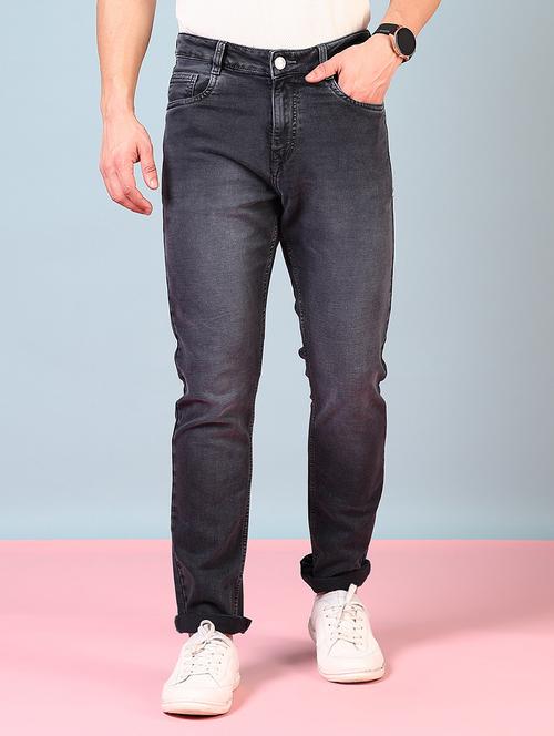 men solid mid rise slim fit jean - 21765786 - Standard Image - 0