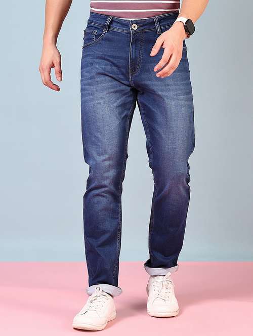 men solid mid rise slim fit jean - 21765802 -  Standard Image - 0