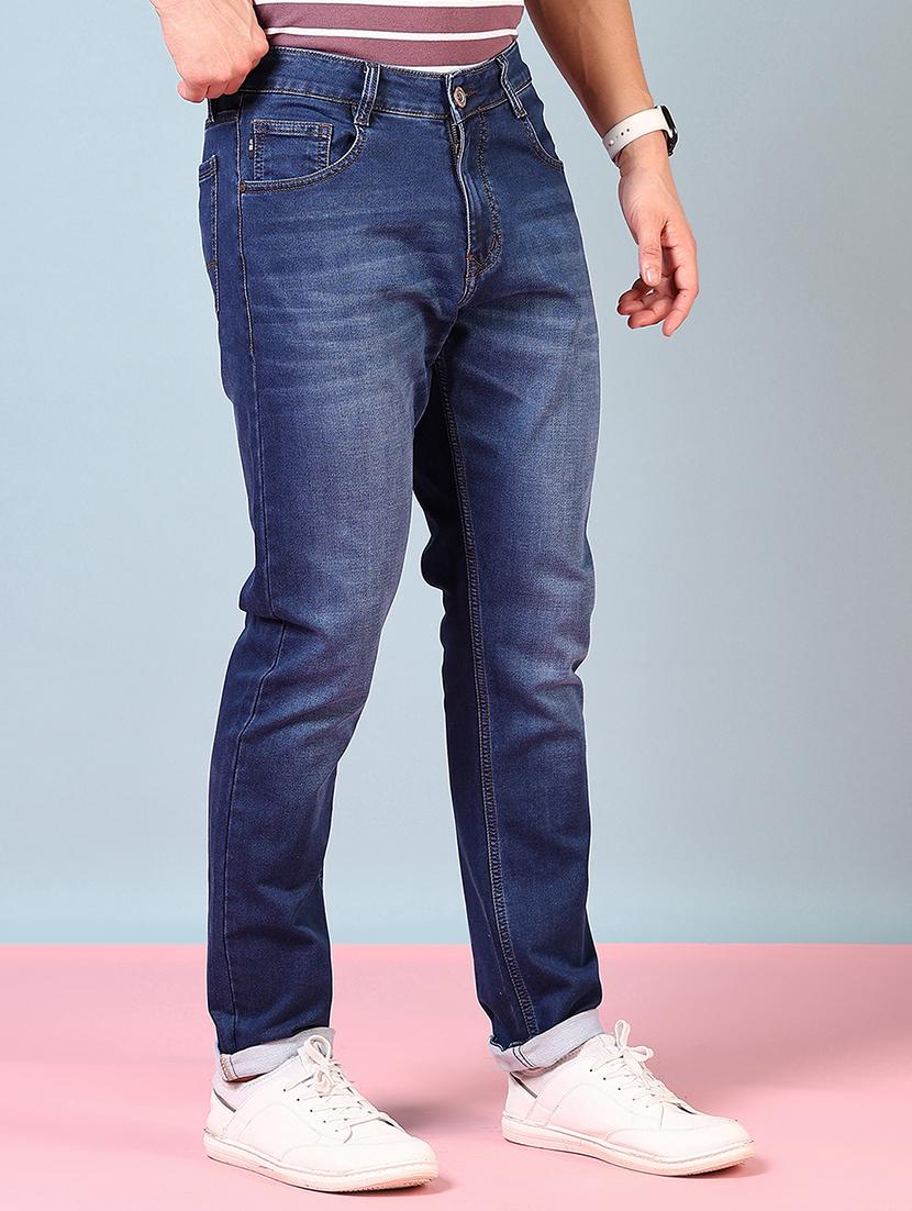 men solid mid rise slim fit jean - 21765802 - Standard Image - 2