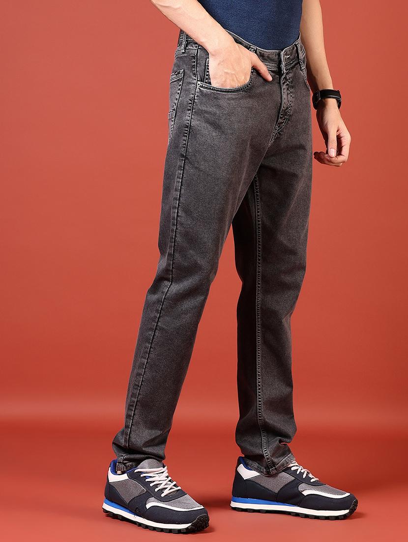men solid mid rise slim fit jean - 21765806 - Standard Image - 2