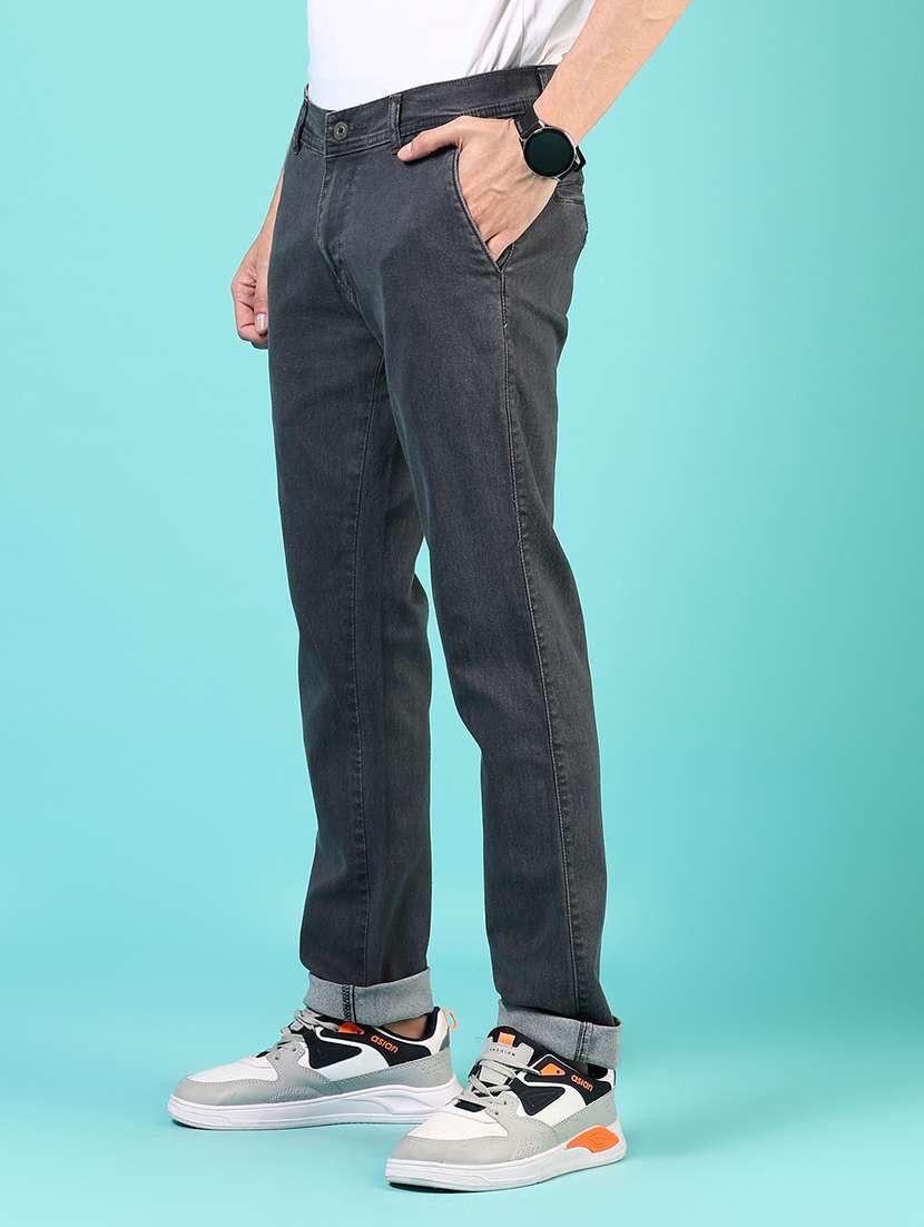 men solid mid rise straight fit jean - 21765819 -  Standard Image - 2