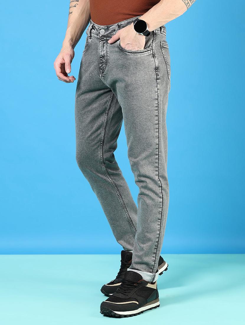 men solid mid rise slim fit jean - 21765852 - Standard Image - 2