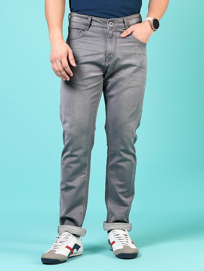 men solid mid rise slim fit jean - 21765862 -  Zoom Image - 0