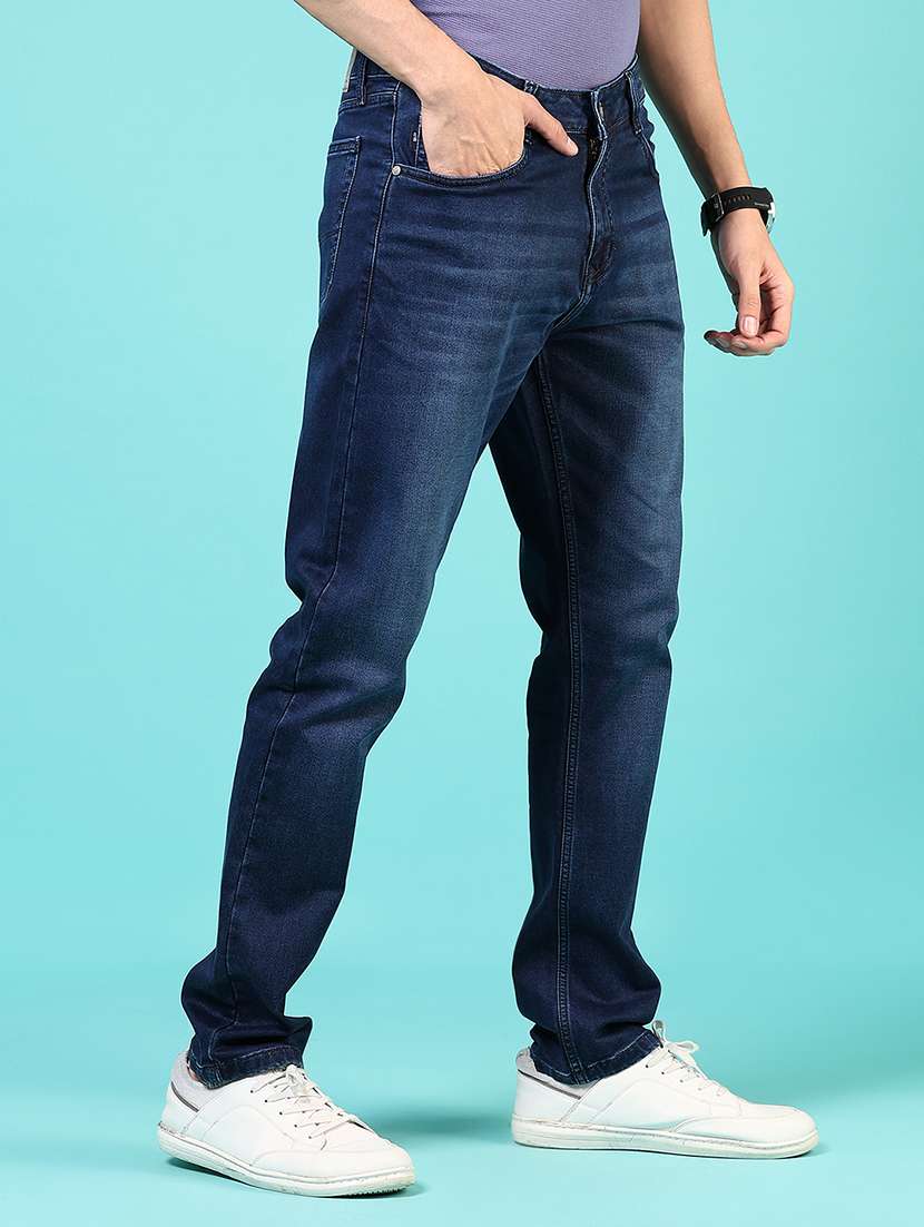 men solid mid rise relaxed fit jean - 21765868 -  Standard Image - 2