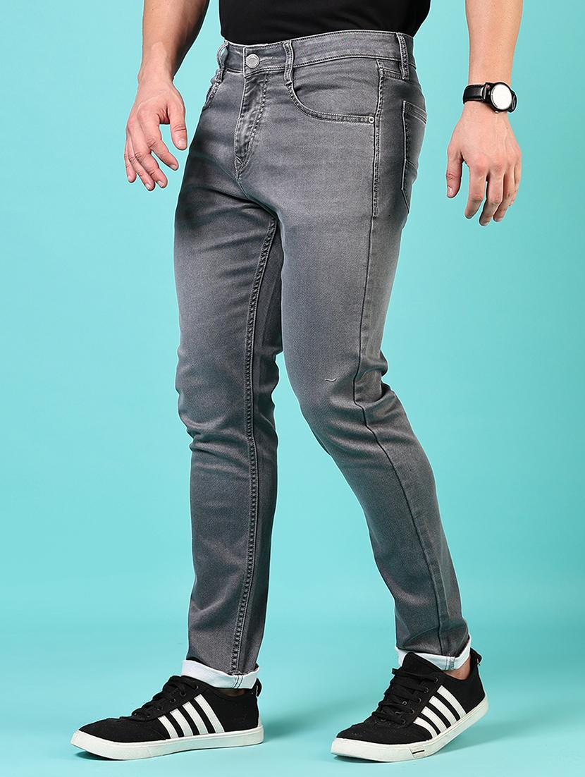 men solid mid rise slim fit jean - 21765871 - Standard Image - 2