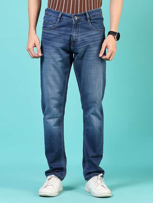 men solid mid rise relaxed fit jean - 21765874 -  Standard Image - 0