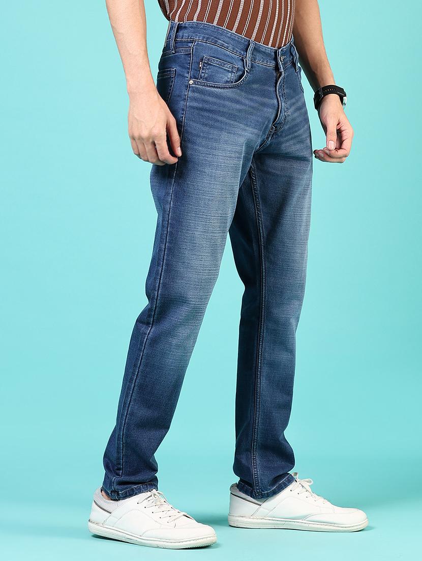 men solid mid rise relaxed fit jean - 21765874 - Standard Image - 2