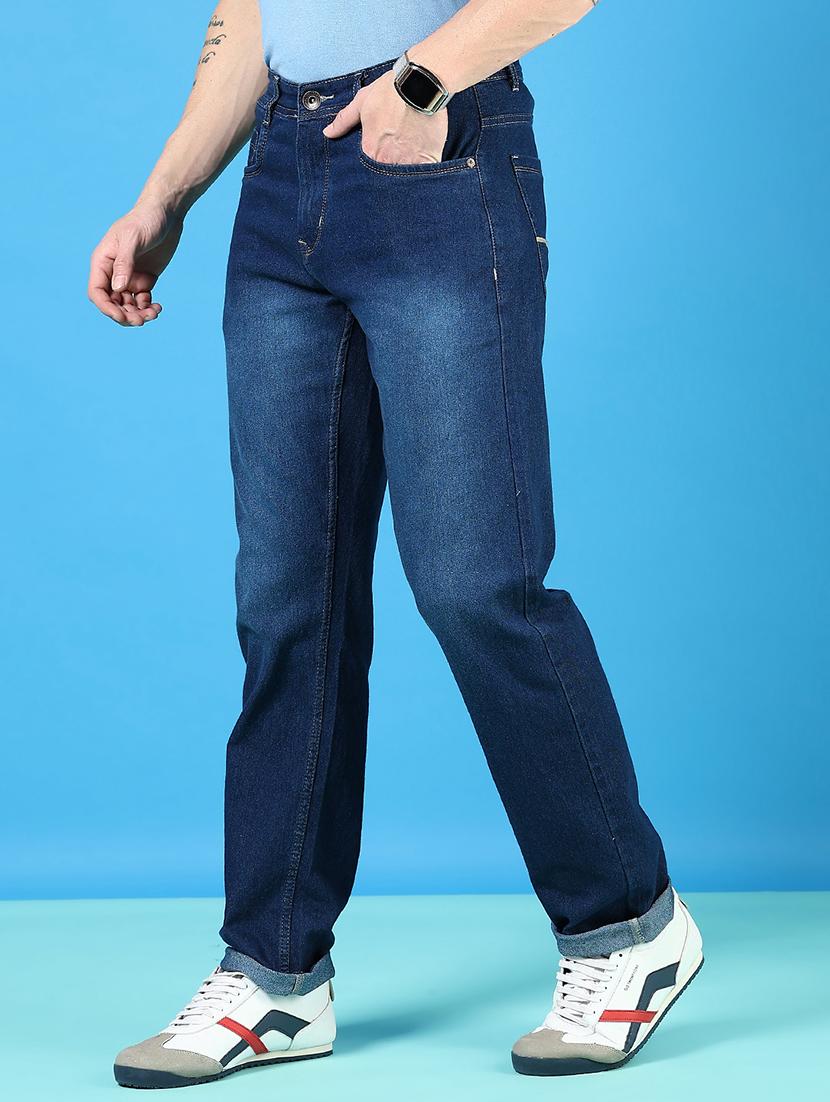 men solid mid rise relaxed fit jean - 21765879 - Standard Image - 2