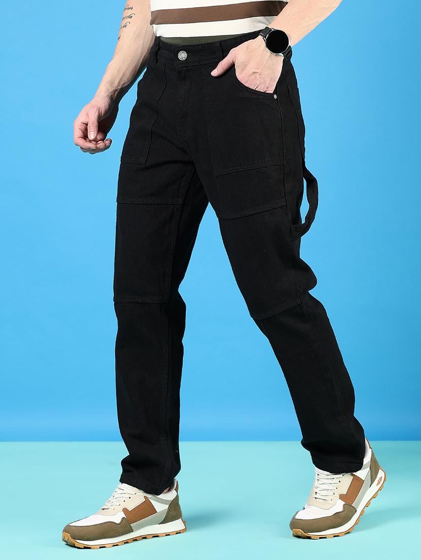 men solid mid rise relaxed fit jean - 21765880 - Standard Image - 2