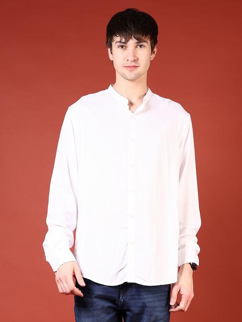 men long sleeves solid casual shirt - 21765929 -  Standard Image - 0