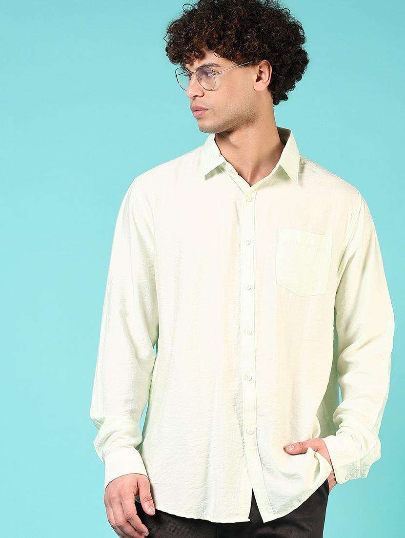 men printed long sleeve regular fit shirt - 21765989 - Zoom Image - 0