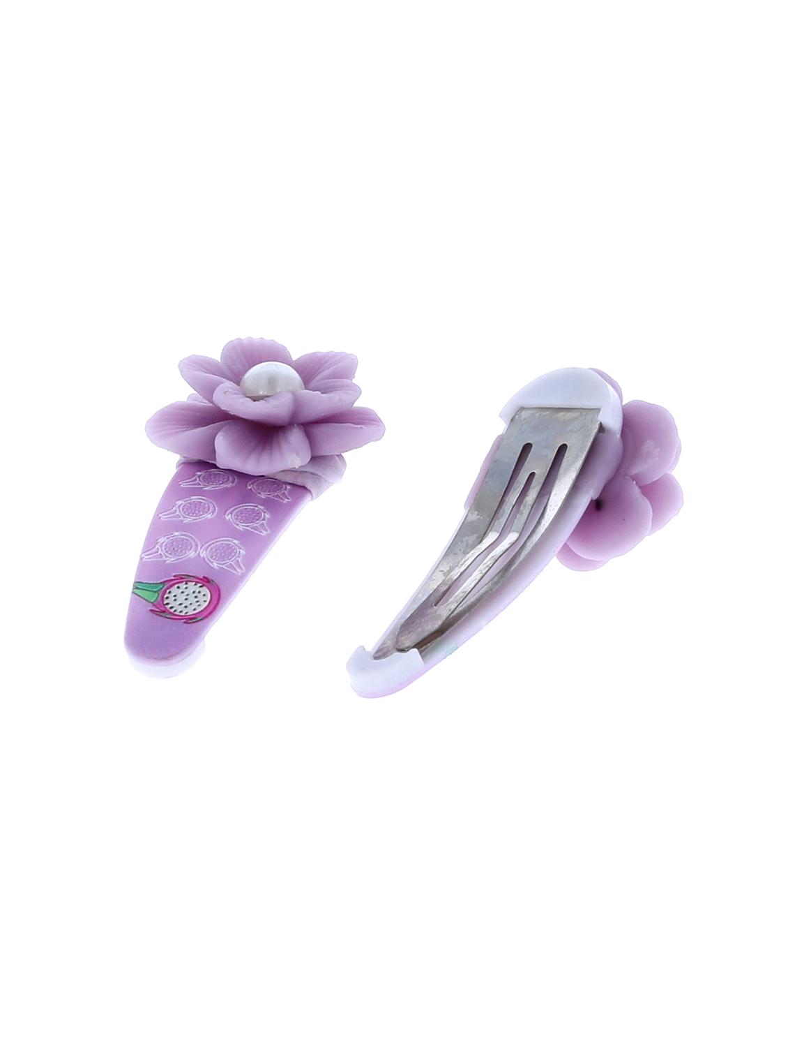 women porcelain tic tac flower hair clips - 21766198 - Standard Image - 2