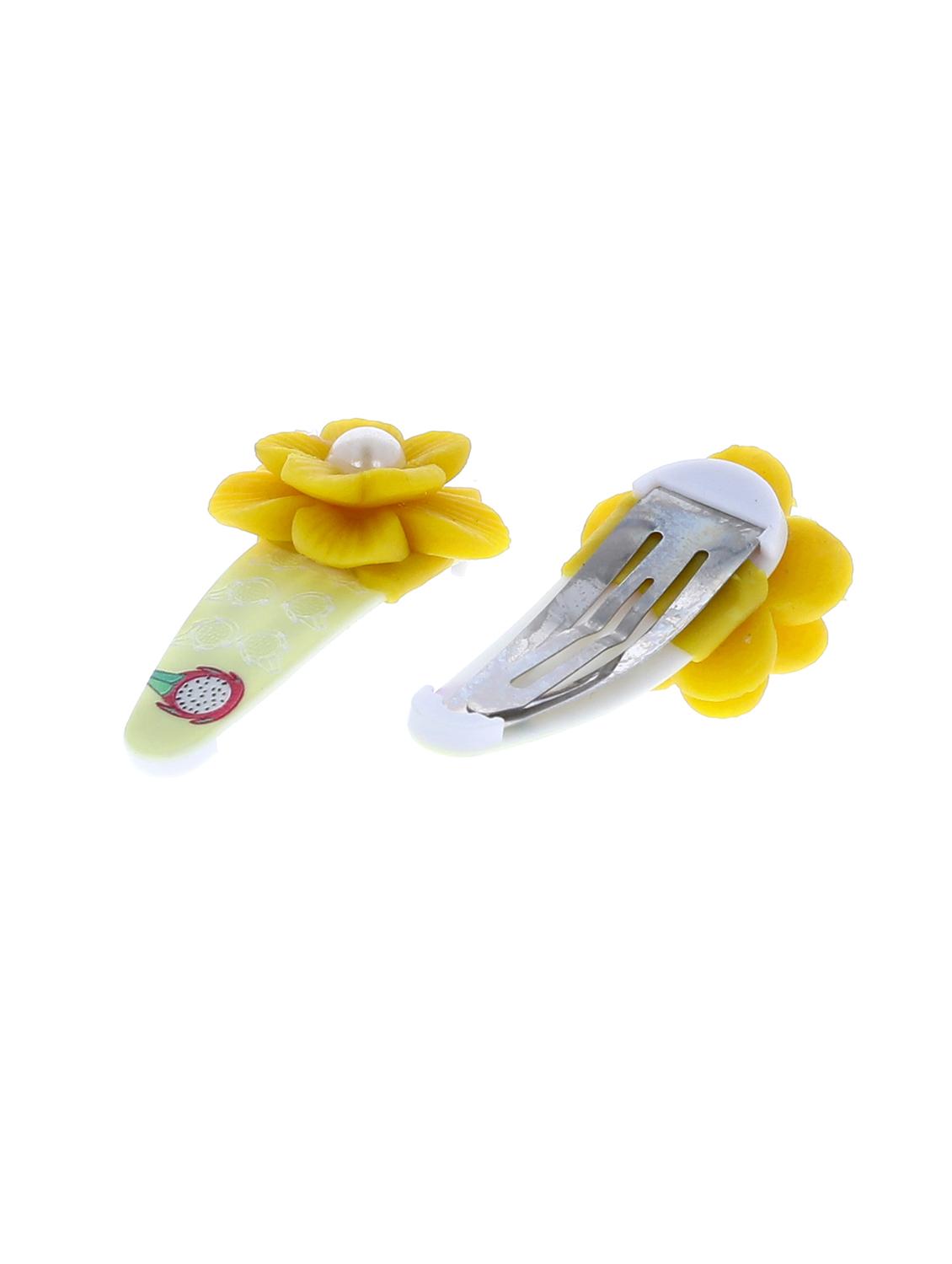 women's porcelain flower hair clips - 21766207 - Standard Image - 2