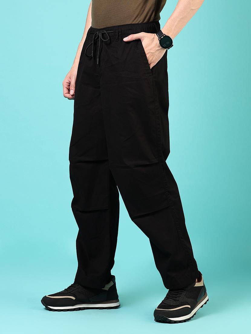 men solid mid rise relaxed fit chinos - 21766270 - Standard Image - 2