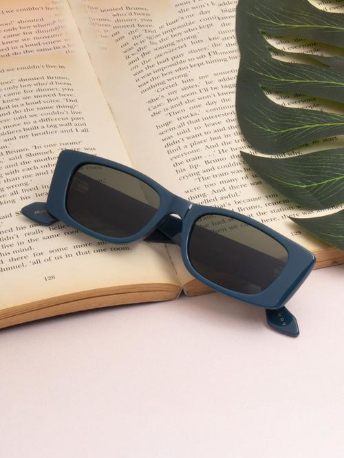 ted smith unisex green premium italian acetate sunglasses with polarized lenses. - 21766326 - Standard Image - 0