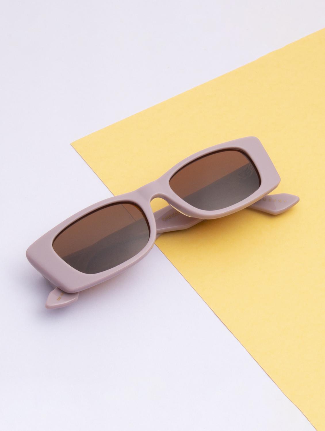 ted smith unisex brown premium italian acetate sunglasses with polarized lenses. - 21766328 - Zoom Image - 0