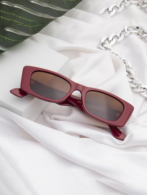 ted smith unisex brown premium italian acetate sunglasses with polarized lenses. - 21766329 -  Standard Image - 0