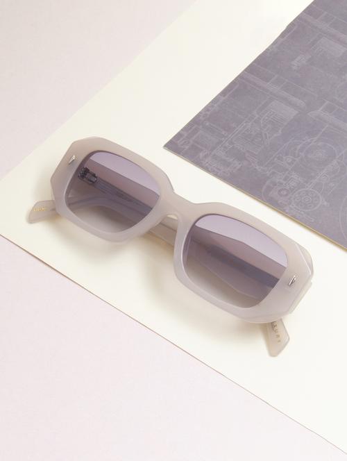 ted smith unisex grey graded premium italian acetate sunglasses with polarized lenses. - 21766333 -  Standard Image - 0