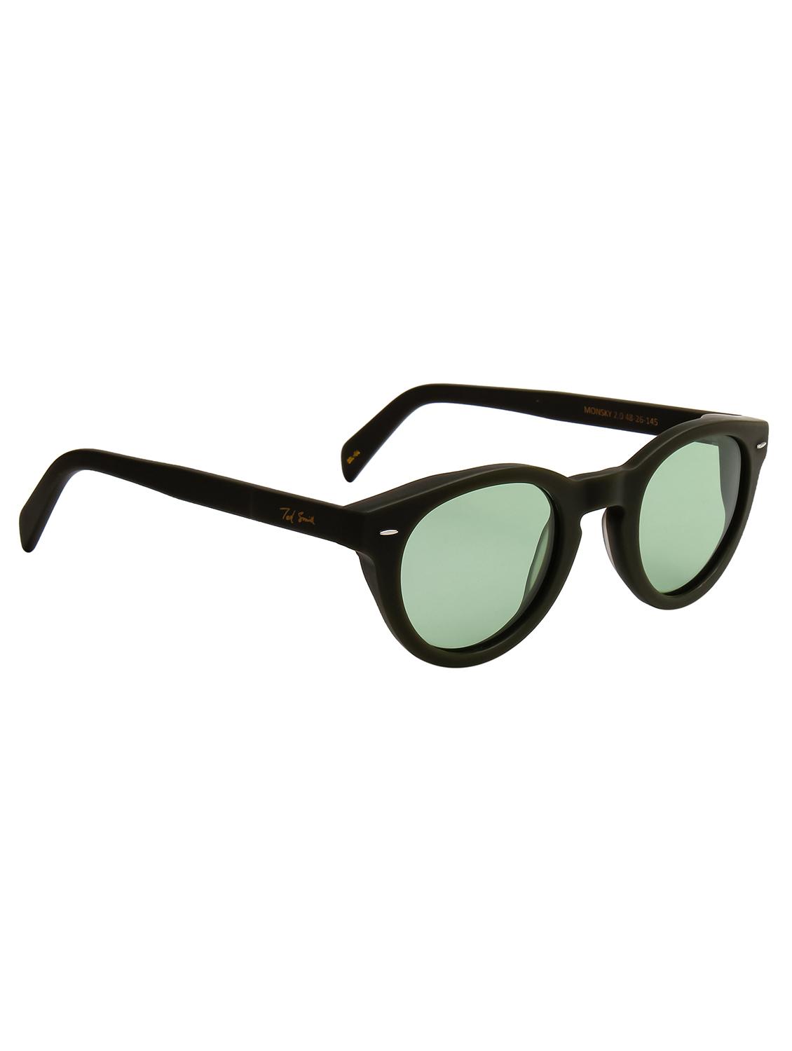 ted smith unisex candy green premium italian acetate sunglasses with polarized lenses. - 21766347 - Standard Image - 2