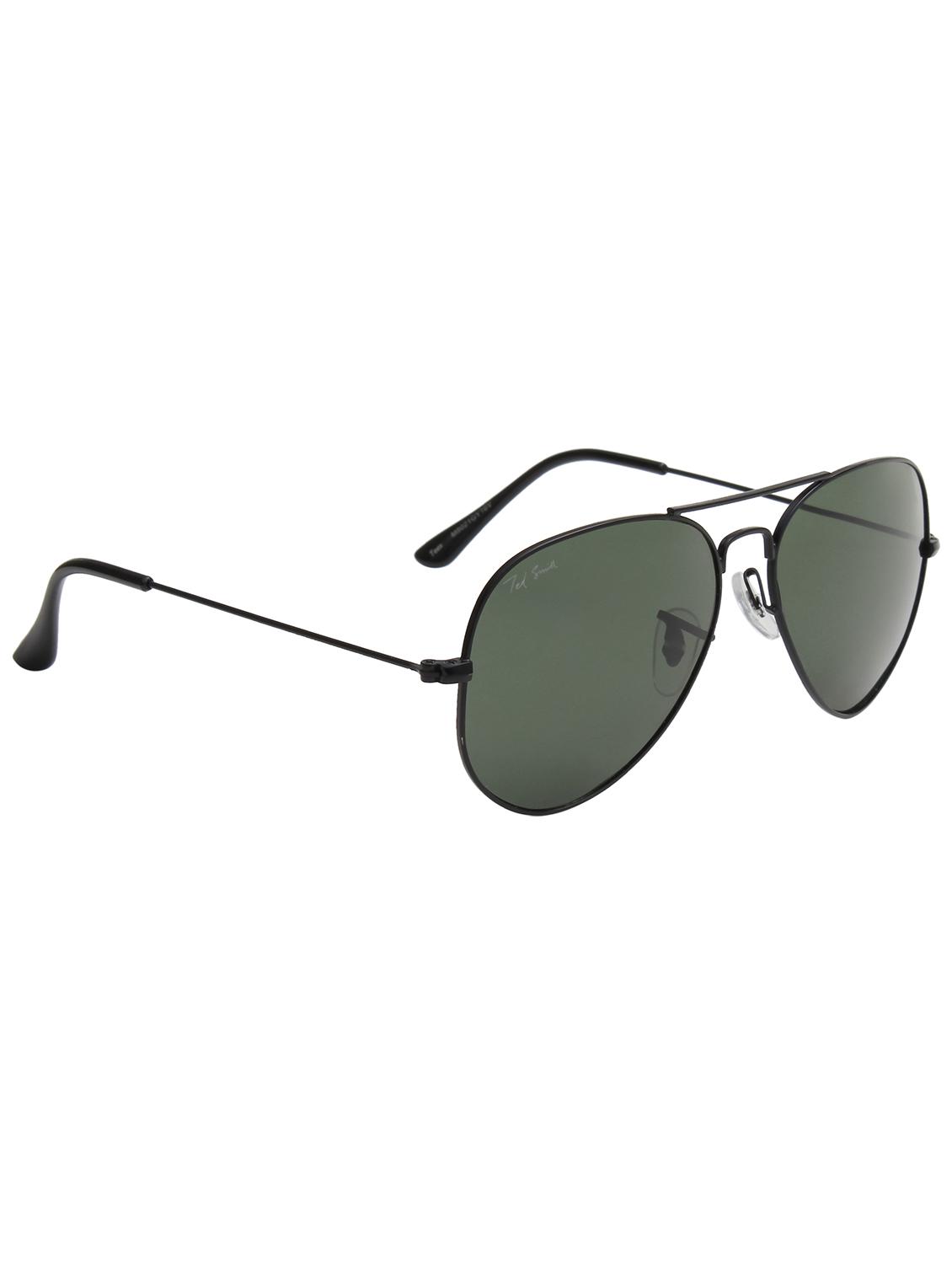 ted smith unisex green premium metal sunglasses with polarized lenses. - 21766368 - Standard Image - 2