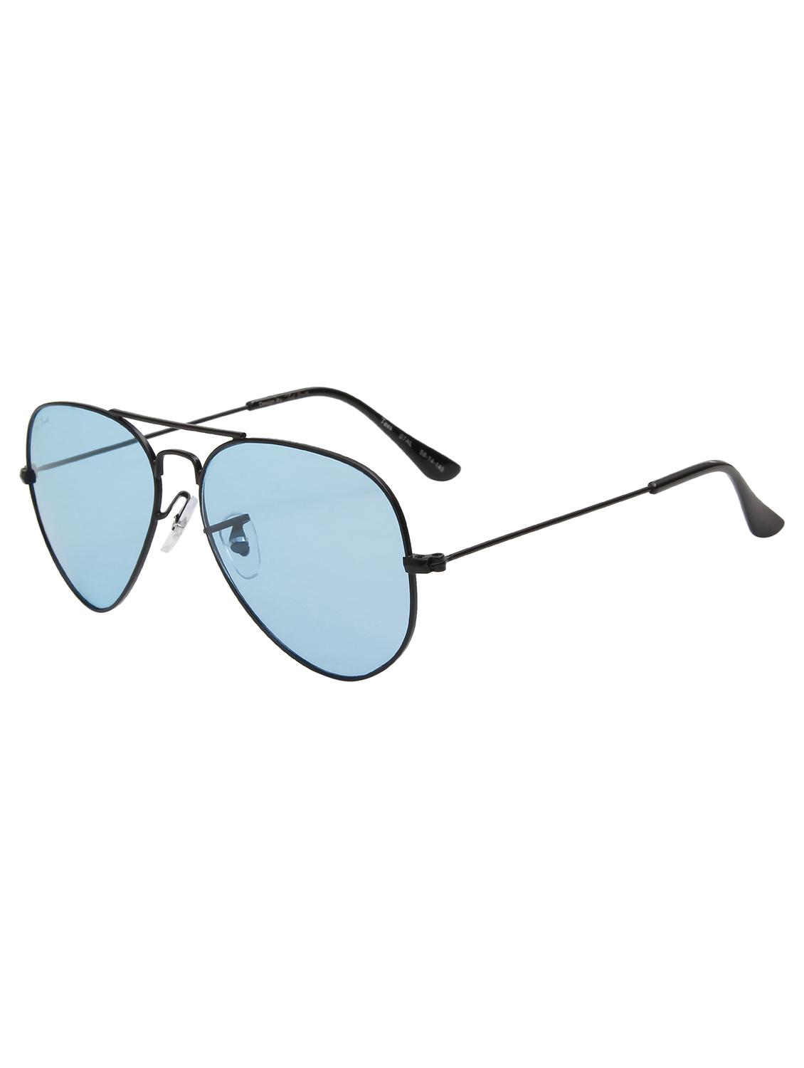 ted smith unisex blue premium metal sunglasses with polarized lenses. - 21766370 - Standard Image - 2